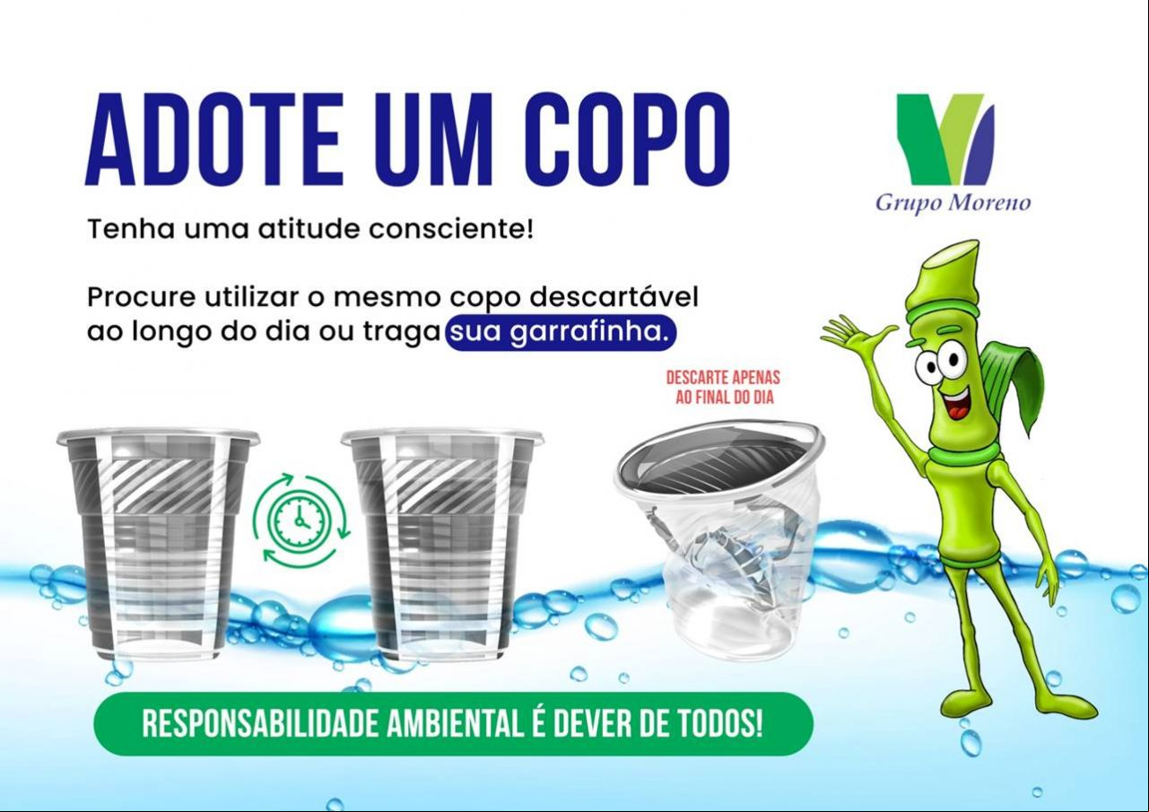 Campanha Adote um Copo - Dia Mundial do Meio Ambiente